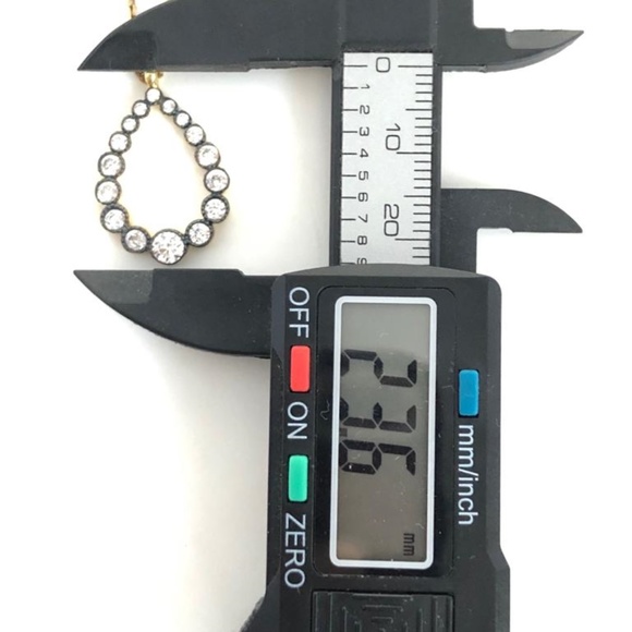 Rose Gold Tone Drop 925K Necllace - Picture 5 of 6